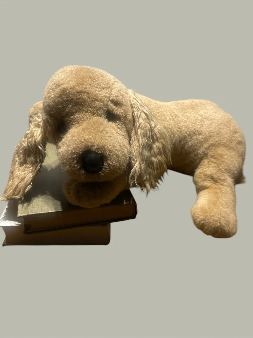 Vintage 1984 Applause Avanti Puppy Dog Plush 15” Beige Tan Rare #931